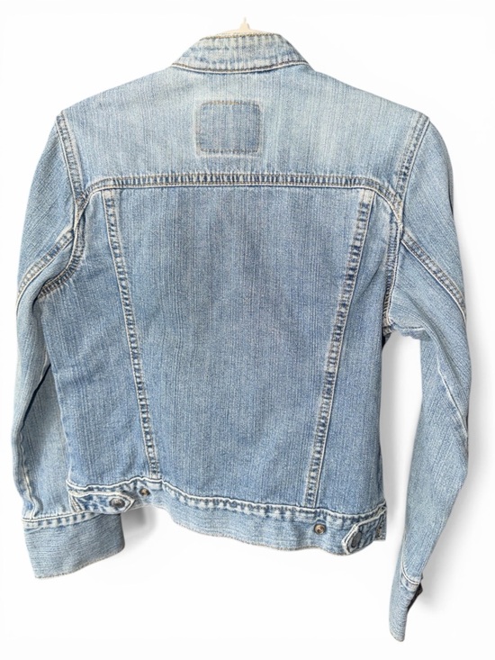 Levi's VINTAGE Easy Rider Light Blue Wash Denim Jacket with moto collar - Picture 2 of 7
